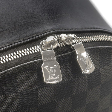 ルイヴィトン LOUIS VUITTON ジョッシュNV N40365 ブラック ダミエグラフィットキャンバス リュック・デイパック シルバー金具 黒