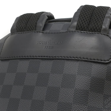 ルイヴィトン LOUIS VUITTON ジョッシュNV N40365 ブラック ダミエグラフィットキャンバス リュック・デイパック シルバー金具 黒