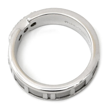 ティファニー Tiffany & Co アトラス 3Pダイヤ ホワイトゴールド K18WG ダイヤモンド リング 指輪 T&Co. 18K 750 WG 10号