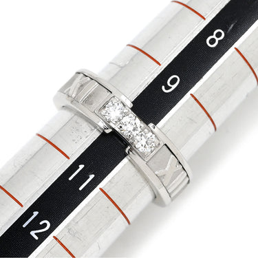 ティファニー Tiffany & Co アトラス 3Pダイヤ ホワイトゴールド K18WG ダイヤモンド リング 指輪 T&Co. 18K 750 WG 10号