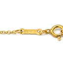 ティファニー Tiffany & Co ダブル ティアドロップ イエローゴールド K18YG ネックレス T＆Co. Au750 18K エルサペレッティ しずく 涙