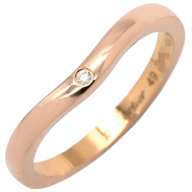 カルティエ Cartier バレリーナ カーブ ダイヤ B4098600 ピンクゴールド K18PG ダイヤモンド #49(JP9) リング 指輪 3Pダイヤ 18K 750PG 8.5号