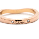 カルティエ Cartier バレリーナ カーブ ダイヤ B4098600 ピンクゴールド K18PG ダイヤモンド #49(JP9) リング 指輪 3Pダイヤ 18K 750PG 8.5号