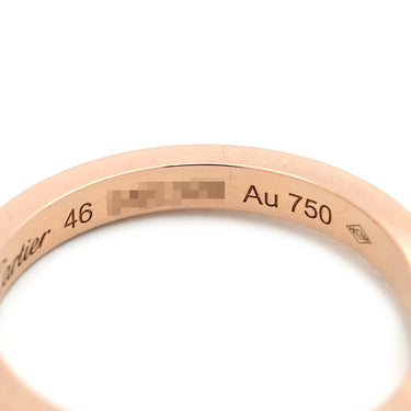 カルティエ Cartier バレリーナ カーブ ダイヤ B4098600 ピンクゴールド K18PG ダイヤモンド #46(JP6) リング 指輪 3Pダイヤ 18K 750PG 6号