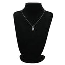 ノンブランド NON BRAND アクアマリン 0.46ct ブルー×ホワイトゴールド K18WG アクアマリン ペンダントトップ Au750 18K 18金 WG 幾何学デザイン ひし形