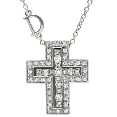 ダミアーニ DAMIANI ベルエポック XS 20083490 ホワイトゴールド K18WG ダイヤモンド ネックレス 750 18金 クロス 十字架 ダイヤモンド