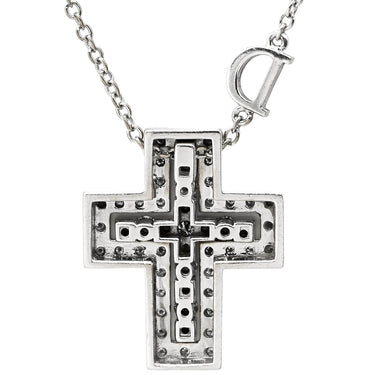 ダミアーニ DAMIANI ベルエポック XS 20083490 ホワイトゴールド K18WG ダイヤモンド ネックレス 750 18金 クロス 十字架 ダイヤモンド