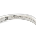 ヴァンドーム青山 VENDOME AOYAMA ダイヤ 0.269ct プラチナシルバー Pt950 ダイヤモンド リング 指輪 立爪 一文字 カーブリング 10号