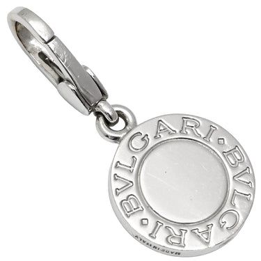 ブルガリ BVLGARI ブルガリブルガリ ブラック×ホワイトゴールド K18WG オニキス ペンダントトップ 黒 オニキス 18K WG チャーム