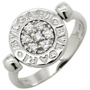 ブルガリ BVLGARI ブルガリブルガリ フリップ AN850723 ホワイトゴールド K18WG ダイヤモンド オニキス リング 指輪 Au750 18K ダイヤ オニキス 4号