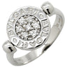 ブルガリ BVLGARI ブルガリブルガリ フリップ AN850723 ホワイトゴールド K18WG ダイヤモンド オニキス リング 指輪 Au750 18K ダイヤ オニキス 4号