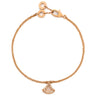 ブルガリ BVLGARI ディーヴァ ドリーム ダイヤモンド BR858254 ピンクゴールド K18PG ダイヤモンド #ML ブレスレット Wチェーン Au750 18K 36Pダイヤ
