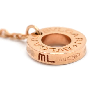 ブルガリ BVLGARI ディーヴァ ドリーム ダイヤモンド BR858254 ピンクゴールド K18PG ダイヤモンド #ML ブレスレット Wチェーン Au750 18K 36Pダイヤ