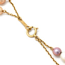 タサキ TASAKI 淡水 バロックパール マルチカラー×イエローゴールド K18YG パール ブレスレット TASAKI 18K 750YG 真珠 白 ピンク 紫 ゴールド