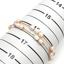 タサキ TASAKI 淡水 バロックパール マルチカラー×イエローゴールド K18YG パール ブレスレット TASAKI 18K 750YG 真珠 白 ピンク 紫 ゴールド