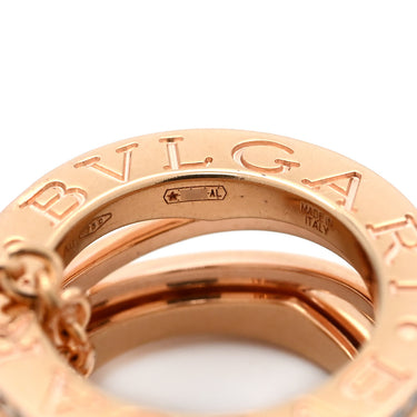 ブルガリ BVLGARI ビーゼロワン レジェンド ダイヤネックレス ピンクゴールド K18PG ダイヤモンド ネックレス B-zero1 ペンダント 18K 750PG