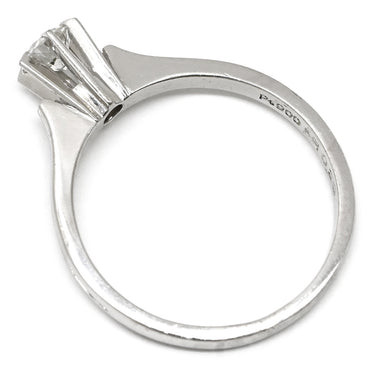 セイコー SEIKO ソリティア ダイヤモンド プラチナシルバー Pt900 ダイヤモンド リング 指輪 プラチナ Pt900 6本立爪 ツバメ刻印 エンゲージ ブライダル 15号