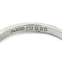 セイコー SEIKO ソリティア ダイヤモンド プラチナシルバー Pt900 ダイヤモンド リング 指輪 プラチナ Pt900 6本立爪 ツバメ刻印 エンゲージ ブライダル 15号
