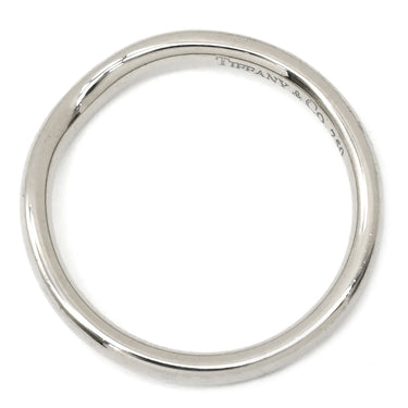 ティファニー Tiffany & Co カーブドバンド ダイヤ ホワイトゴールド K18WG ダイヤモンド リング 指輪 T＆Co. 三粒 3P エルサペレッティ 9号