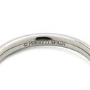 ティファニー Tiffany & Co カーブドバンド ダイヤ ホワイトゴールド K18WG ダイヤモンド リング 指輪 T＆Co. 三粒 3P エルサペレッティ 9号