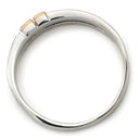 クレージュ Courreges ロゴ コンビリング シルバーXピンクゴールド シルバー925 K18PG リング 指輪 AG925 AU750 11号