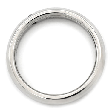 ティファニー Tiffany & Co バンドリング ダイヤ プラチナシルバー Pt950 ダイヤモンド リング 指輪 T＆Co. プラチナ 1P 一粒 エルサペレッティ 6.5号