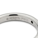 ティファニー Tiffany & Co バンドリング ダイヤ プラチナシルバー Pt950 ダイヤモンド リング 指輪 T＆Co. プラチナ 1P 一粒 エルサペレッティ 6.5号