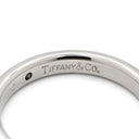 ティファニー Tiffany & Co バンドリング ダイヤ プラチナシルバー Pt950 ダイヤモンド リング 指輪 T＆Co. 一粒 1P エルサペレッティ 8号