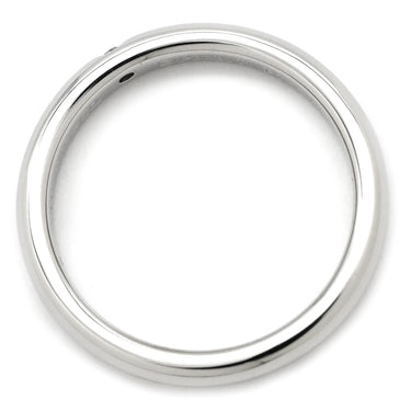 ティファニー Tiffany & Co スタッキング バンド ダイヤ プラチナシルバー Pt950 ダイヤモンド リング 指輪 T＆Co. 一粒 1P エルサペレッティ 11号