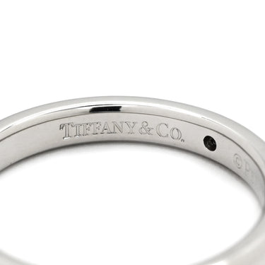 ティファニー Tiffany & Co スタッキング バンド ダイヤ プラチナシルバー Pt950 ダイヤモンド リング 指輪 T＆Co. 一粒 1P エルサペレッティ 11号