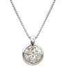 ノンブランド NON BRAND ソリティア ダイヤモンド 1.12ct プラチナシルバー Pt900 ダイヤモンド Pt850(チェーン) ネックレス プラチナ Pt900 大粒 1P 1石 1粒 ラウンド ベゼルセッティング