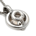 ノンブランド NON BRAND ソリティア ダイヤモンド 1.12ct プラチナシルバー Pt900 ダイヤモンド Pt850(チェーン) ネックレス プラチナ Pt900 大粒 1P 1石 1粒 ラウンド ベゼルセッティング