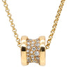 ブルガリ BVLGARI ビーゼロワン ダイヤ 351116 ピンクゴールド K18PG ダイヤモンド ネックレス B-zero1 ペンダント 18K 750PG