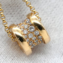 ブルガリ BVLGARI ビーゼロワン ダイヤ 351116 ピンクゴールド K18PG ダイヤモンド ネックレス B-zero1 ペンダント 18K 750PG