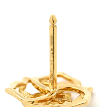 ピアジェ PIAGET ピアジェローズ アシンメトリー ダイヤ クリップチェーン付 PGG38U0077 ピンクゴールド K18PG ダイヤモンド ピアス 750 18K PG