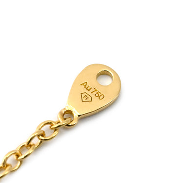 ピアジェ PIAGET ピアジェローズ アシンメトリー ダイヤ クリップチェーン付 PGG38U0077 ピンクゴールド K18PG ダイヤモンド ピアス 750 18K PG
