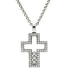 ショパール CHOPARD ハッピーダイヤモンド クロス ペンダント 79/4055 ホワイトゴールド K18WG ダイヤモンド ネックレス ムービングダイヤ 750ＷG 18K 3P