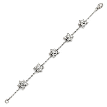 シャネル CHANEL コメットコレクション ダイヤモンド J2788 ホワイトゴールド K18WG ダイヤモンド ブレスレット 星 スター 5モチーフ 30石 ブリリアントカット