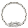 フレッド FRED フォース10 チェーンブレス ラージモデル ホワイトゴールド K18WG ダイヤモンド #17 ブレスレット ダイヤモンド Au750 18K