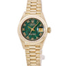 腕時計 ロレックス ROLEX デイトジャスト 69178 R番 自動巻き レディース R番 K18YG無垢 ブラッドストーン グリーン ヴィンテージ