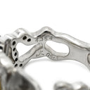 ノンブランド NON BRAND ダイヤモンド デザインリング ブラウン×イエロー×ホワイトゴールド K18WG ダイヤモンド リング 指輪 18K 750 WG ローズカット ラウンドブリリアントカット 16.5号