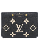 ルイヴィトン LOUIS VUITTON ポルトカルト サーンプル M81022 ブラック×ベージュ モノグラムアンプラント カードケース
