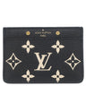 ルイヴィトン LOUIS VUITTON ポルトカルト サーンプル M81022 ブラック×ベージュ モノグラムアンプラント カードケース