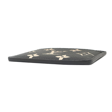 ルイヴィトン LOUIS VUITTON ポルトカルト サーンプル M81022 ブラック×ベージュ モノグラムアンプラント カードケース