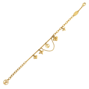 ルイヴィトン LOUIS VUITTON ブラスレ ブルーミング S00 M1485A ゴールド GP ブレスレット LVサークル モノグラムフラワー
