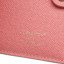ルイヴィトン LOUIS VUITTON ポルトフォイユ リサ M25692 ウジェニーピンク モノグラムキャンバス 二つ折り財布 ゴールド金具 茶 ピンク コンパクト
