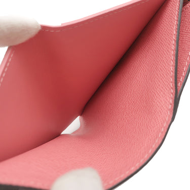 ルイヴィトン LOUIS VUITTON ポルトフォイユ リサ M25692 ウジェニーピンク モノグラムキャンバス 二つ折り財布 ゴールド金具 茶 ピンク コンパクト