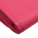 ルイヴィトン LOUIS VUITTON ポルトフォイユ ロック ミニ M67858 ホットピンク カーフ 三つ折り財布 シルバー金具 コンパクト