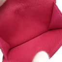 ルイヴィトン LOUIS VUITTON ポルトフォイユ ロック ミニ M67858 ホットピンク カーフ 三つ折り財布 シルバー金具 コンパクト