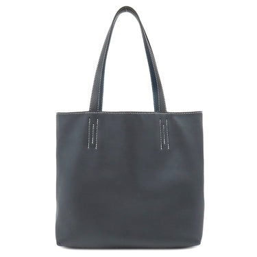 エルメス HERMES ドゥブルセンス 28 ブラック×ブルーニュイ×エタン×コルヴェール シッキム トートバッグ グレー 青 黒 リバーシブル